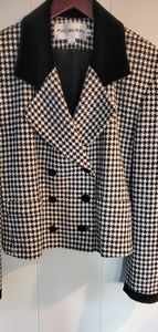 Jhcollectibles houndstooth jacket size 8